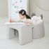 [Lieto Baby] COCO LIETO Modern Character Toddler Sofa Table Set Baby Desk Chair_Eco-friendly fabric, high-density PU foam, waterproof, streamlined design_Made in Korea